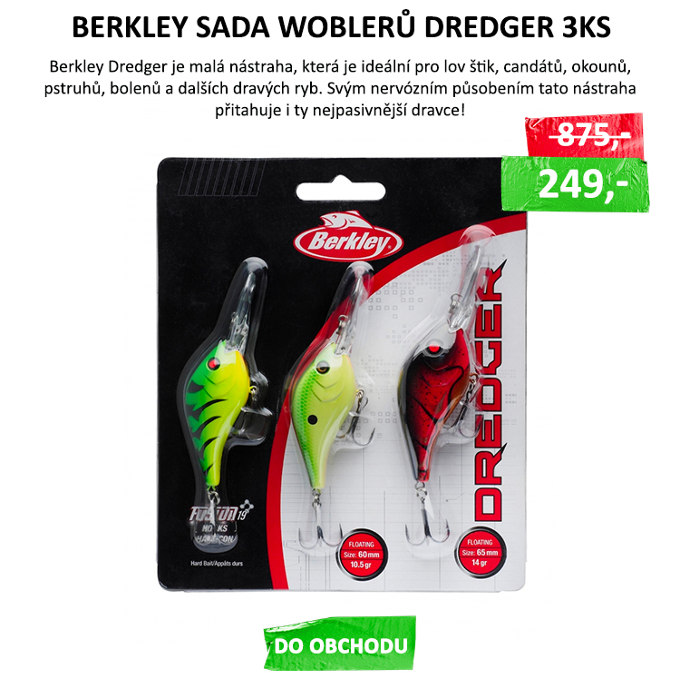 BERKLEY Sada woblerů Dredger 3-Pack VÝPRODEJ - Společnost Berkley spojila své prvotřídní konstruktéry návnady s týmem profesionálních rybářů, včetně legendy a odborníka na tvrdé návnady Davida Frittse, aby jednoduše vytvořili ...