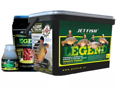 rybářské boilies JET FISH Boilie Legend Range - 3kg