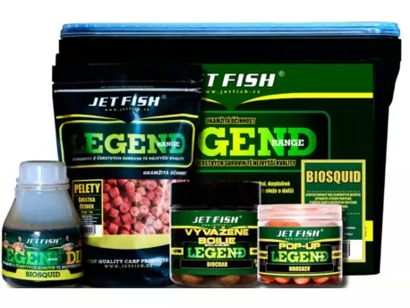 rybářské boilies JET FISH Boilie Legend Range - 10kg