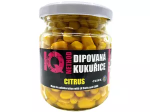 LK Baits IQ Method Dipovaná kukuřice Citrus