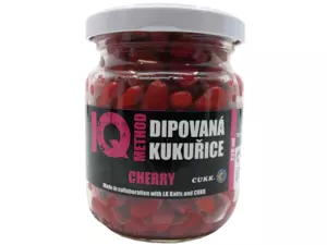 LK Baits IQ Method Dipovaná kukuřice Cherry