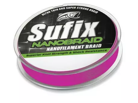 Sufix Nano Braid 100 m růžová