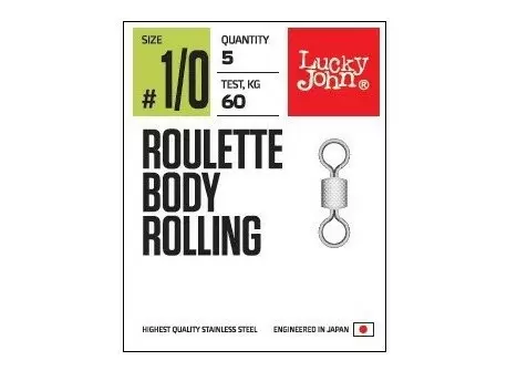 Lucky John obratlíky Roulette Body Rolling vel. 4 8ks