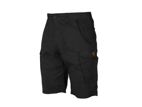 FOX Kraťasy COLLECTION BLACK & ORANGE COMBAT SHORTS VÝPRODEJ