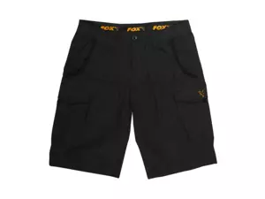 FOX Kraťasy COLLECTION BLACK & ORANGE COMBAT SHORTS VÝPRODEJ