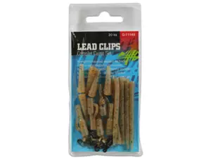 GIANTS FISHING Kompletní sada na boční olovo Lead Clips Complet Camo Set