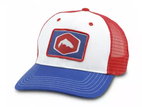 SIMMS kšiltovka Patch Trucker Cap White VÝPRODEJ