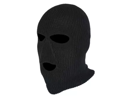 Norfin kukla Hat-Mask Knitted  Black vel. L