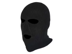 Norfin kukla Hat-Mask Knitted  Black vel. L