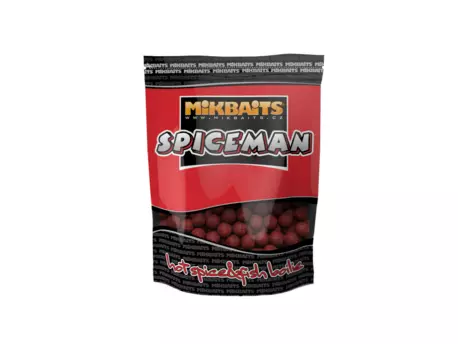 Mikbaits big pack - Trvanlivé boilie 20kg Spiceman Kořeněná Játra 24mm