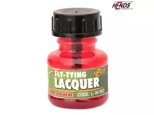 HENDS Lak FLY TYING LACQUER - ČERVENÁ