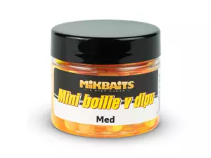 MIKBAITS Mini boilie v dipu 50ml - Med