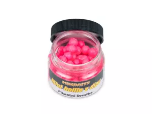 MIKBAITS Mini boilie v dipu 50ml - Pikantní švestka