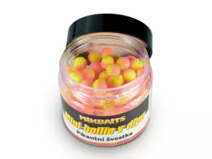 MIKBAITS Mini boilie v dipu 50ml - Pikantní švestka