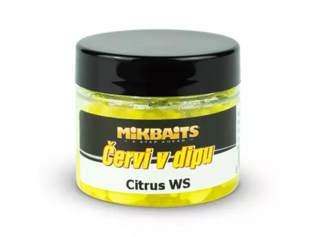 MIKBAITS Červi v dipu 50ml - Citrus WS