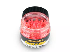 MIKBAITS Červi v dipu 50ml - Pikantní švestka