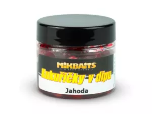 MIKBAITS Kukuřičky v dipu 50ml - Jahoda