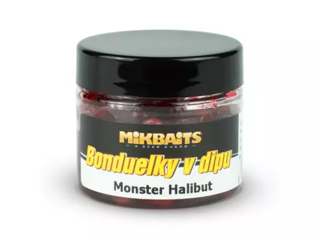 MIKBAITS Kukuřičky v dipu 50ml - Monster Halibut