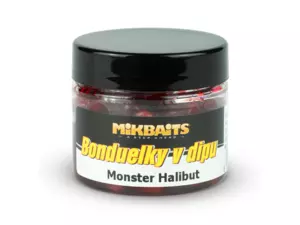 MIKBAITS Kukuřičky v dipu 50ml - Monster Halibut