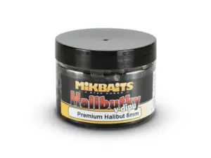 MIKBAITS Halibutky v dipu 150ml - Premium Halibut 8mm 