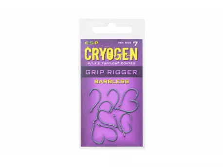 ESP háčky Cryogen Grip Rigger Barbless vel. 4 10ks