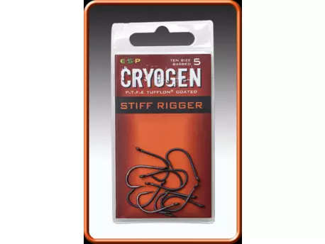 ESP háčky Cryogen Stiff Rigger Barbless vel. 4 10ks