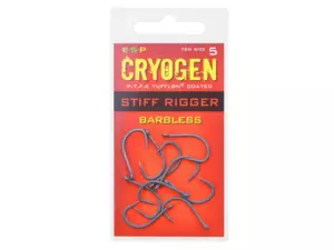 ESP háčky Cryogen Stiff Rigger Barbless vel. 5 10ks