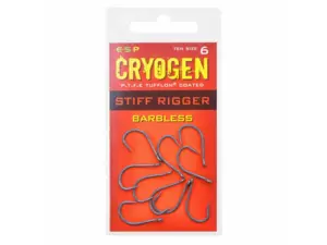 ESP háčky Cryogen Stiff Rigger Barbless vel. 6 10ks