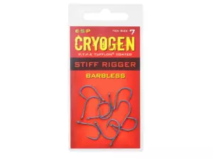 ESP háčky Cryogen Stiff Rigger Barbless vel. 7 10ks