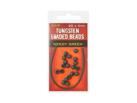 ESP Tungsten Loaded Bead 5 mm Green