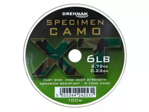 Drennan vlasec Specimen Camo XT 5lb 100m