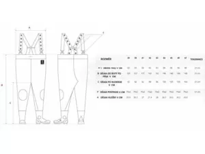PROS Brodící kalhoty do pasu SP03 VÝPRODEJ