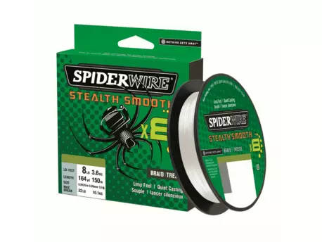 Šňůra Spiderwire Stealth Smooth 8 Průhledná 150m VÝPRODEJ