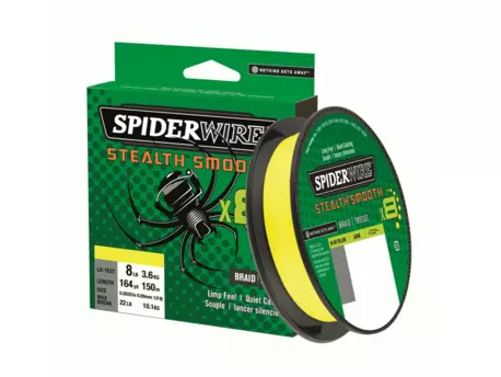 Šňůra Spiderwire Stealth Smooth 8 Žlutá 150m