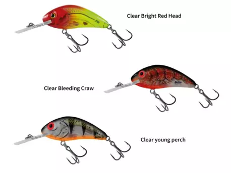 SALMO Wobler Rattlin Hornet Clear Floating 4,5 CM 6 G