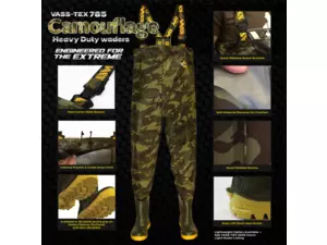 VASS Prsačky (brodící kalhoty) Vass Tex 785 Camo Chest Wader