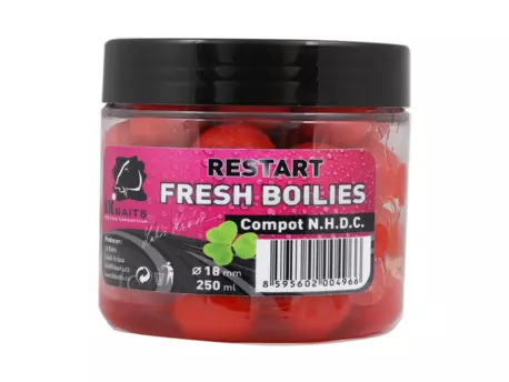 LK Baits Fresh Boilie Restart Compot N.H.D.C 14mm 150ml