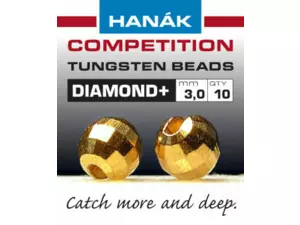 HANÁK COMPETETION Tungstenové hlavičky Round+ zlaté