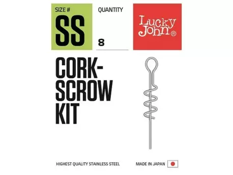 Lucky John spirála CORCKSCROW KIT vel.SS