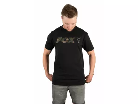 Fox Triko Black/Camo Print T-Shirt VÝPRODEJ