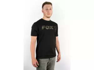 Fox Triko Black/Camo Print T-Shirt VÝPRODEJ