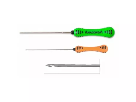 SAENGER Anaconda jehla Boilie Needle Long 12,5 cm, oranžová