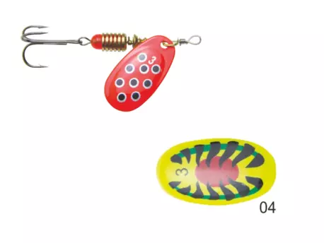  Mistrall rotační třpytka SPERSO vel. 3, 6g, barva 04