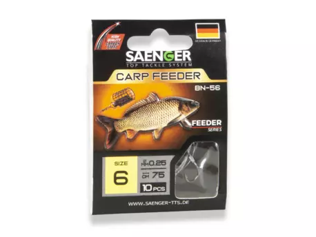 Saenger Návazec na kapry Carp Feeder vel. 6, 10 ks/bal