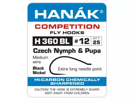 HANÁK Competition muškařský háček H 360 BL