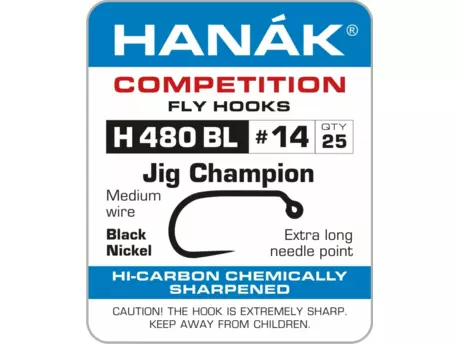 HANÁK Competition muškařský háček H 480 BL