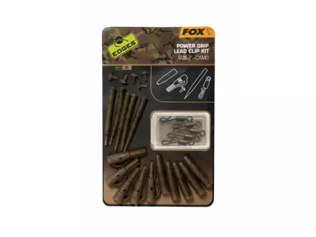 Fox Edges Camo Power Grip Lead Clip kit vel 7