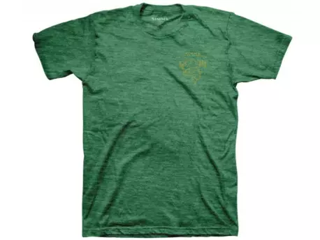 SIMMS tričko Trout Passion Kelly Heather VÝPRODEJ