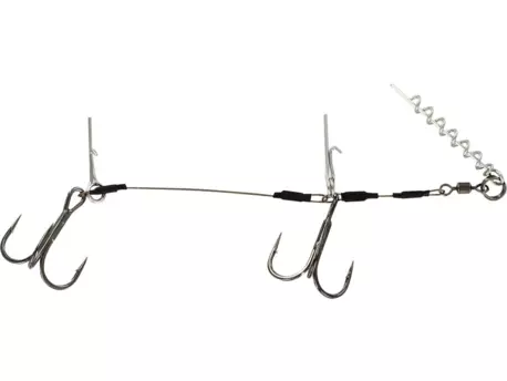 Westin: Návazec Pro Shallow Rig Double 1x7 40,8kg 12cm #1/0 2ks