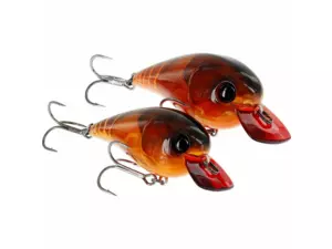 Westin: Wobler BassBite 1.5 Squarebill 6cm 13g Floating Fire Craw VÝPRODEJ